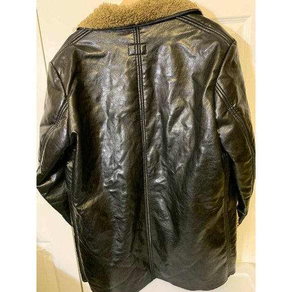 Altatensione Men’s Sz XL Winter Coat Button Jacket Pockets‎ Black - Picture 10 of 10